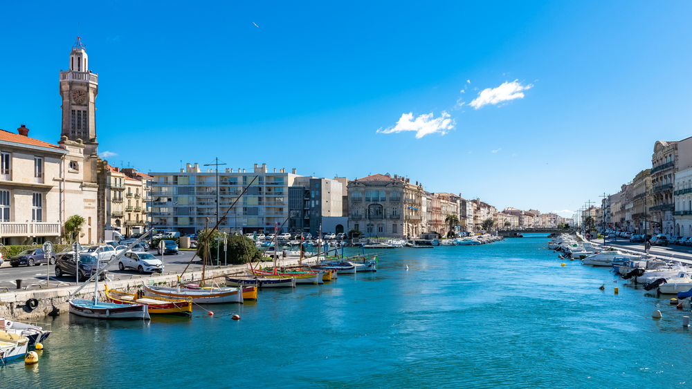 Sète in France, traditional boats